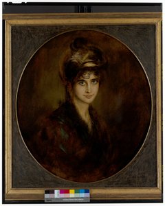 Egy Aldobrandini Hercegnő portréja alkotó: Franz Seraph von Lenbach