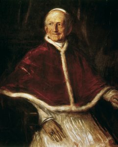 Leó pápa portréja XIII alkotó: Franz Seraph von Lenbach