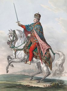 I. Ferdinánd osztrák császár lóháton