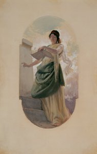 Az epigramma, egy tanulmány, 1890 (ceruza, wc)