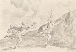Daphne átalakulása babérfává alkotó: Franz Xaver Wagenschon
