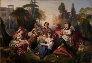 A Decamerone alkotó: Franz Xaver Winterhalter