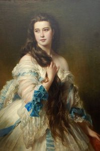 Nadezsda Nyikolajevna Rimszkaja-Korsakova szül. Purgold, c. 1870 alkotó: Franz Xaver Winterhalter