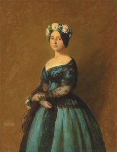 Augusta porosz hercegnő portréja, 1846 alkotó: Franz Xaver Winterhalter