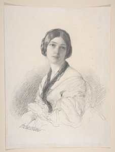 Gudin bárónő portréja, született Margareth Louis Hay alkotó: Franz Xaver Winterhalter