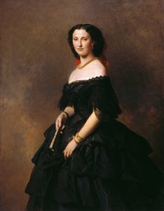 Elizaveta Alekszandrovna Barjatyinszkaja hercegnő portréja, született Cserniseva hercegnő 1826-1902. alkotó: Franz Xaver Winterhalter