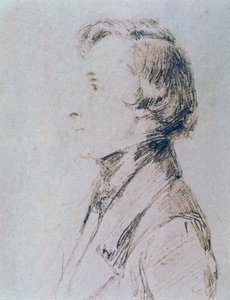 Frederic Chopin portréja (Zelazowa Wola alkotó: Franz Xaver Winterhalter