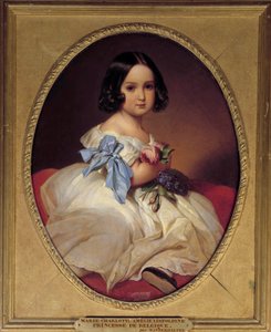 A szászországi Marie Charlotte Amelie portréja, Mexikói Imperatrice (1840-1927) Xaver Winterhalter (1806-1873) festménye 1842 V. 0,72x0,58 m alkotó: Franz Xaver Winterhalter