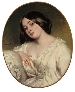 Egy hölgy portréja alkotó: Franz Xaver Winterhalter