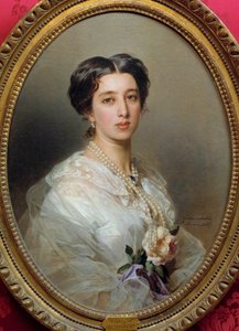 Xaver Winterhalter (1806-1873) Gagarin Stourza hercegnő festménye, 1857 Firenzei Szépművészeti Múzeum alkotó: Franz Xaver Winterhalter