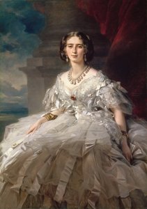 Tatiana Youssoupov hercegnő (Ioussoupov, Youssoupoff) – Tatiana Juszupova hercegnő (1828-1879) portréja, Winterhalter, Franz Xavier (1805-1873). Olaj, vászon, c. 1858. Mérete : 148x104 cm. Állami Ermitázs, Szentpétervár alkotó: Franz Xaver Winterhalter