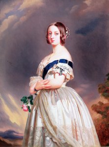 Viktória királynő (1819-1901) 1842 alkotó: Franz Xaver Winterhalter