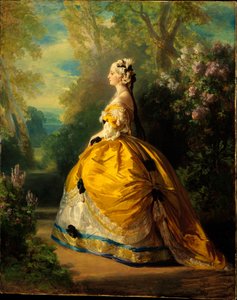 Eugénia császárné (Eugénie de Montijo, 1826-1920, Condesa de Teba) alkotó: Franz Xaver Winterhalter