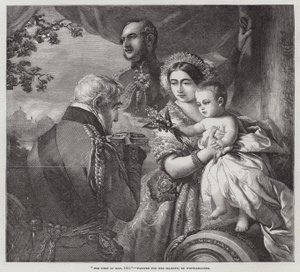 1851. május elseje, Őfelsége számára festve alkotó: Franz Xaver Winterhalter