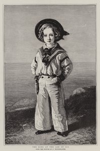 A király hatéves korában alkotó: Franz Xaver Winterhalter