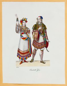 Díszes jelmezgyűjtemény, 1827 alkotó: Franz Xavier Nachtmann