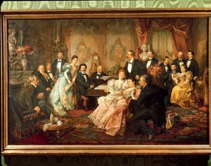 Ausztria, Bécs, Egy éjszaka Johann Strauss festménnyel