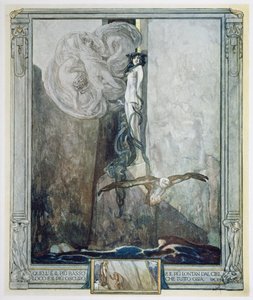 Illusztráció Dante „Isteni színjátékából”, Inferno, IX. ének. 28