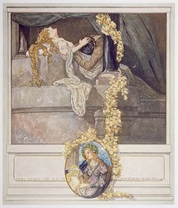 Illusztráció Dante „Isteni színjátékából”, Pokol, V. ének