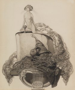 Küzdök. alkotó: Franz von Bayros