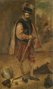 IV. Fülöp spanyol udvari bolondja, másolat Velázquez madridi festménye nyomán alkotó: Franz von Lenbach