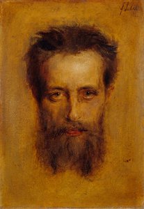 Hermann Levi karmester arcképe alkotó: Franz von Lenbach
