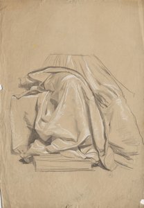 Draperiestudie alkotó: Franz von Matsch