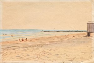 Tengerparti nyaralás alkotó: Franz von Matsch