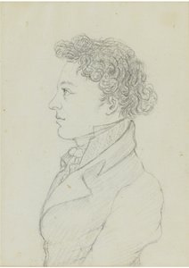 Franz Schubert 1797-1828, 17 évesen, 1814 körül alkotó: Franz von Schober