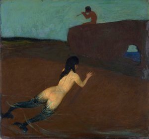 hallgatózás alkotó: Franz von Stuck