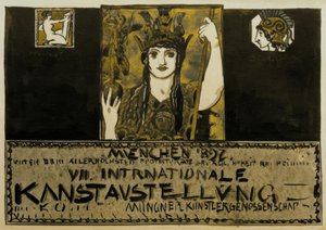F. v. Stuck, Plakatentwurf 1897 alkotó: Franz von Stuck