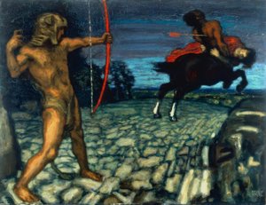 Herkules és Nessus alkotó: Franz von Stuck