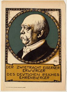 Otto von Bismarck portréja alkotó: Franz von Stuck