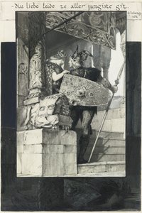 Siegfried és Kriemhild alkotó: Franz von Stuck