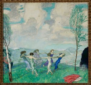 Tánckör alkotó: Franz von Stuck