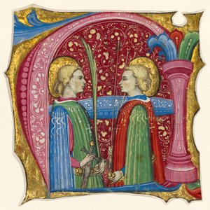 A kezdet: Szent Mauríciusz és Theofredus szentek alkotó: Frate Nebridio
