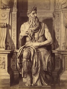 [Moise, Michael Angelo alkotása, a II. Julius sírjának központi szobra] alkotó: Fratelli Alinari