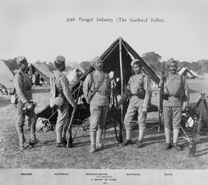 39. bengáli gyalogság (Garhwal puskák) alkotó: Fred Bremner
