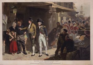 A Trafalgar-öbölbe utazik, Nelson elhagyja Portsmouth-t a győzelemért