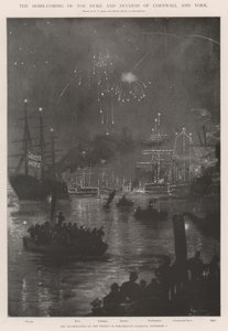 Cornwall és York hercegének és hercegnőjének hazatérése alkotó: Fred T. Jane