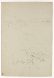 Niagara -vízesés az amerikai oldalról alkotó: Frederic Edwin Church