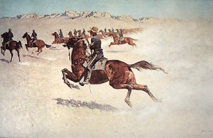 Buffalo Soldiers in Pursuit (színes litó)