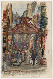 A Marché des Enfants-Rouges, rue de Bretagne 39. szám bejárata