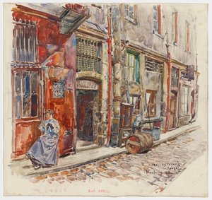 A Marché des Enfants-Rouges A lépcsőházának bejárata alkotó: Frederic Anatole Houbron