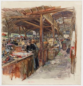 A Marché des Enfants-Rouges belsejében