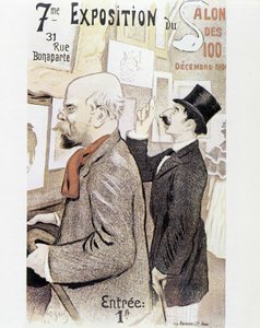 Verlaine - a festőszalon plakátja, 1894 körül.