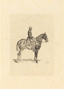 Lovas alkotó: Frederic Auguste La Guillermie after Jean Louis Ernest Meissonier