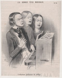 A zeneelmélet szerencsétlen tanára, 1840., 1840.