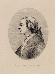 Gaetano Pugnani hegedűművész és zeneszerző portréja 1731-1798, 1842.