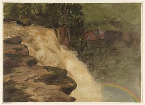 Vízesés Kolumbiában alkotó: Frederic Edwin Church